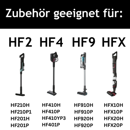 Hoover Autozubehör-Set - kompatibel mit HF2, HF4, HF9, HFX Akkustaubsauger