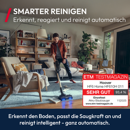 Hoover HF6 Akkustaubsauger [HF610H]