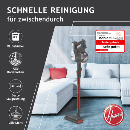 Hoover H-Free 100 PET Akku-Staubsauger [HF122GPT]