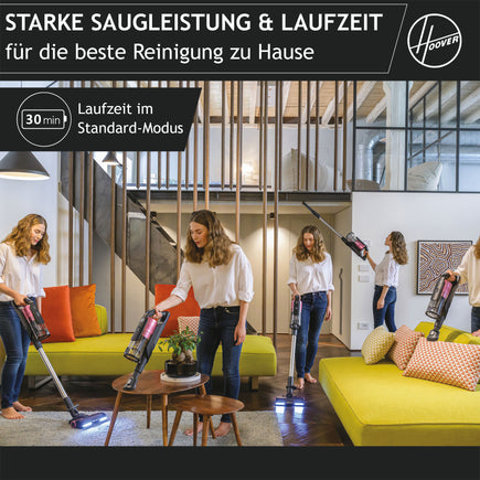 Hoover HF9 HOME Akku-Staubsauger mit 2 Akkus [HF920H]