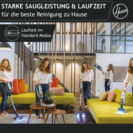 Hoover HF9 PET Akku-Staubsauger mit Tierhaar-Düse [HF910P]