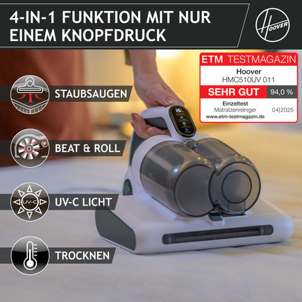 Hoover HMC5 Milbensauger (4in1)