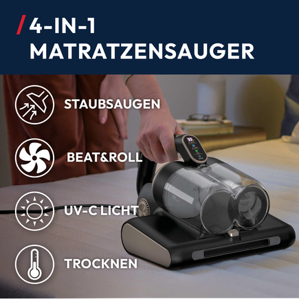 Hoover 4in1 Milbensauger [HMC520 Schwarz]